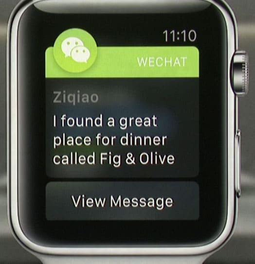 Apple Watch WeChat